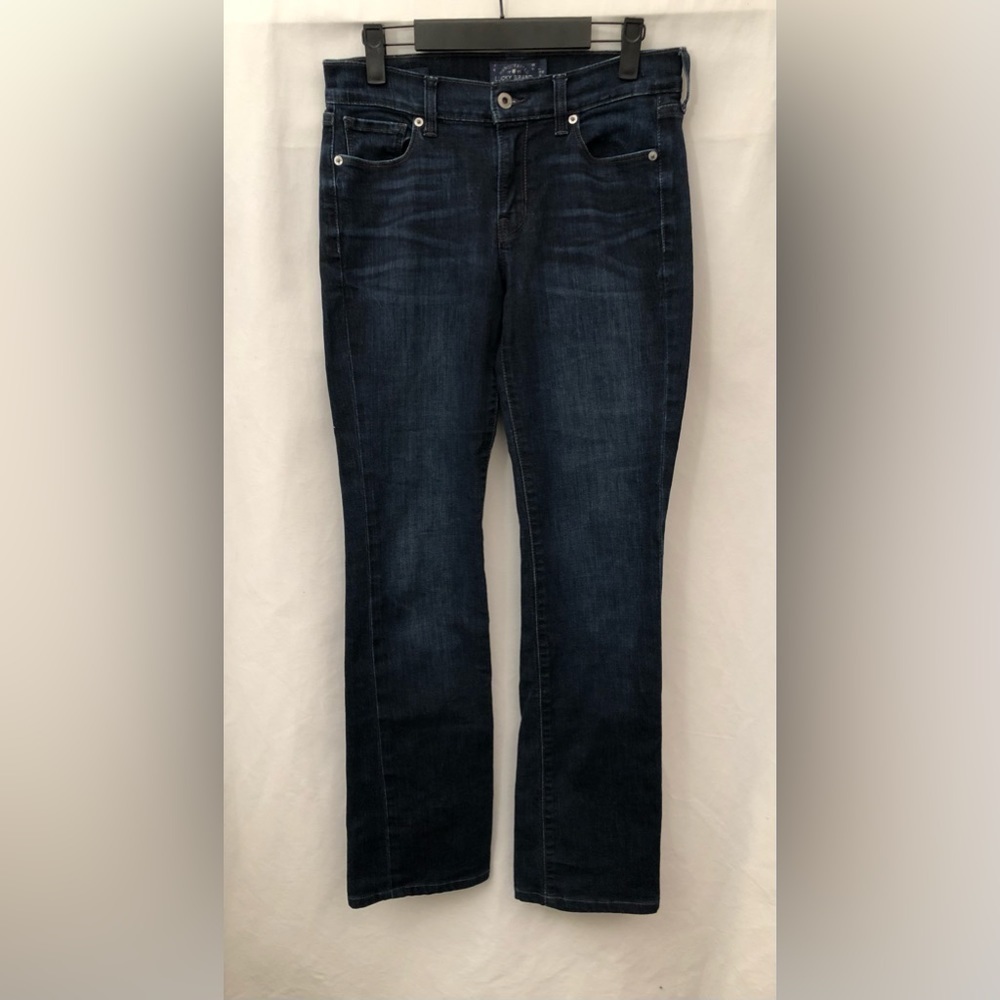 Lucky Brand Brooke Boot Bootcut Jeans Dark Blue Wash Womens Size 27/4